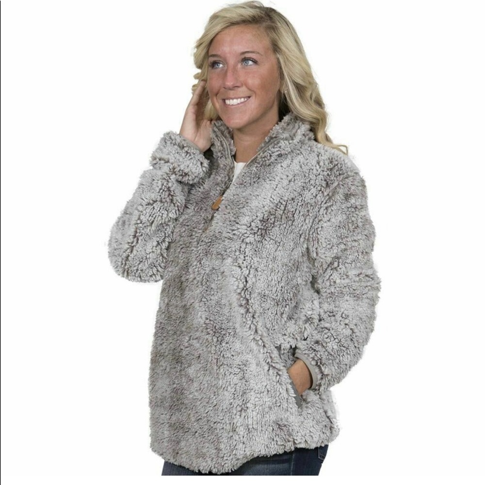 NWT Simply Southern Sherpa Pullover Size Small